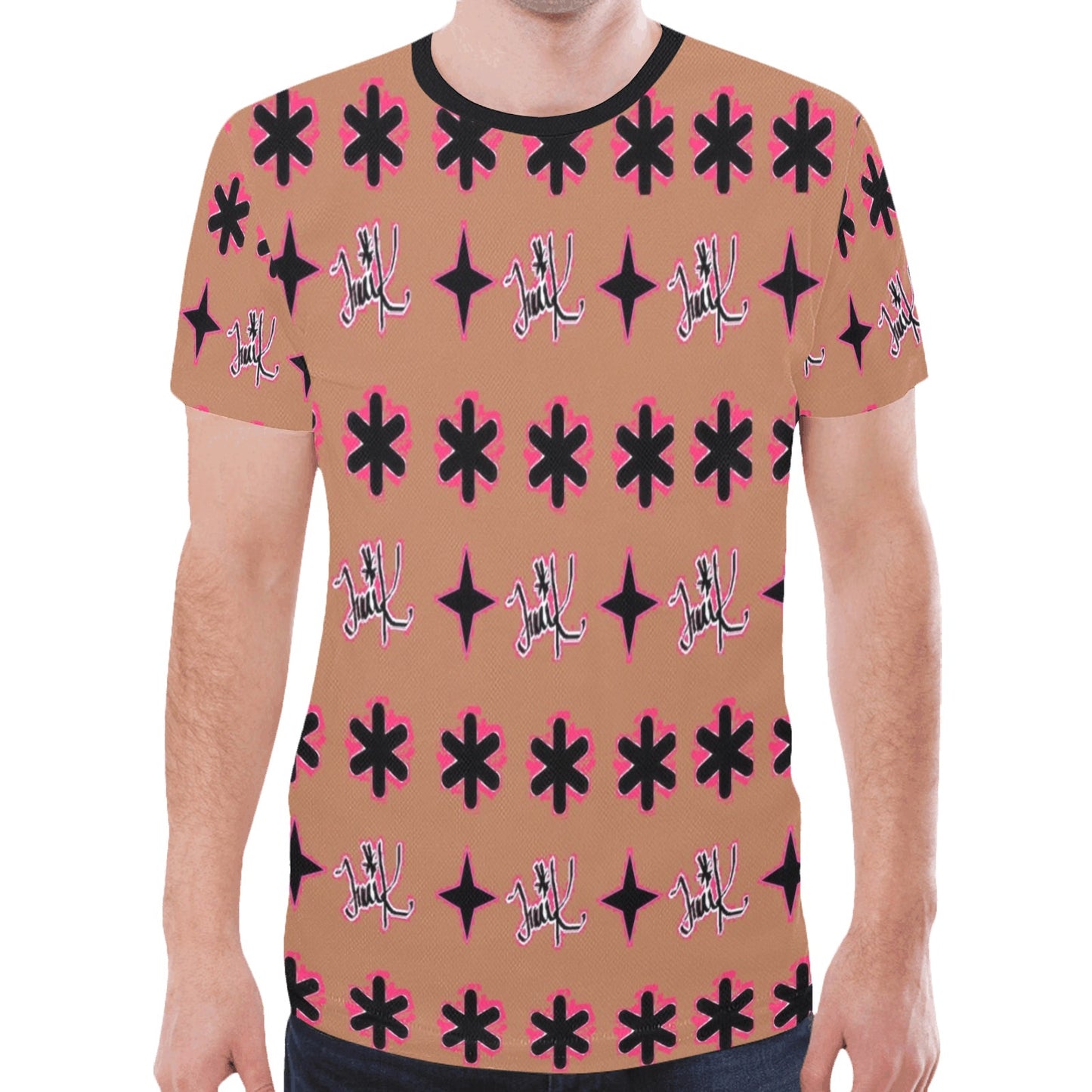 Traci K Patterned Mens Shirt New All Over Print T-shirt for Men (Model T45)