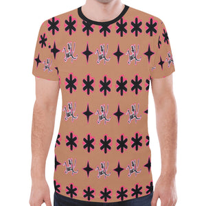 Traci K Patterned Mens Shirt New All Over Print T-shirt for Men (Model T45)