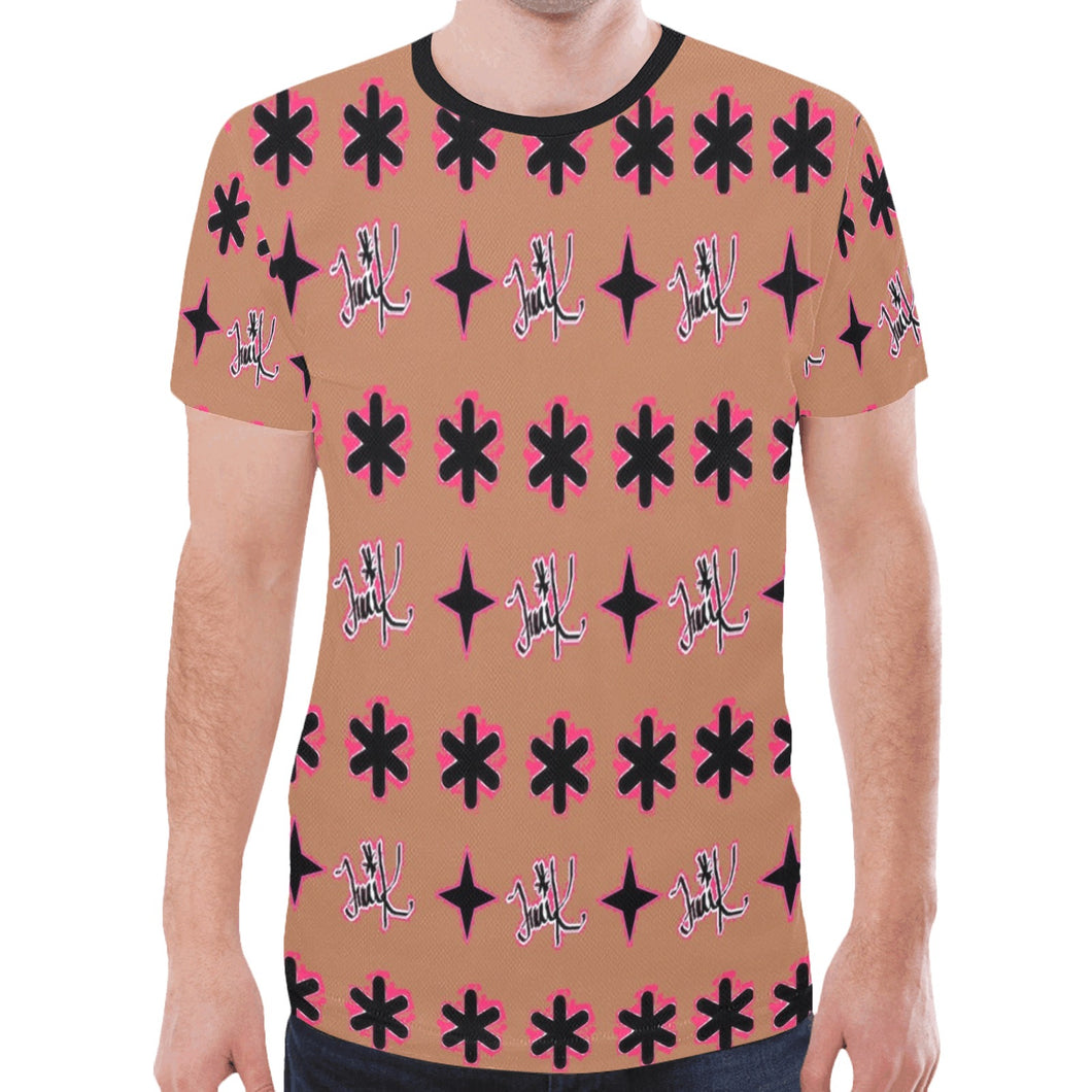 Traci K Patterned Mens Shirt New All Over Print T-shirt for Men (Model T45)