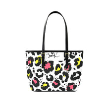 Load image into Gallery viewer, Traci K Designer Animal Print Leather Tote Leather Tote Bag-Small Model (1651)
