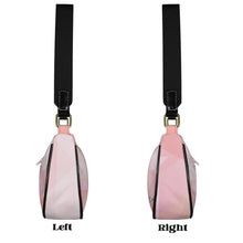 Load image into Gallery viewer, Traci K Designer Pink Shimmer Shoulder Bag Black Strap Women&#39;s Shoulder Bag-Black Strap (Model 1748)
