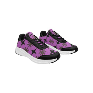 Traci K Luxury Designer Purple Athletic Shoes Women's Mudguard Running Shoes (Model 10092)