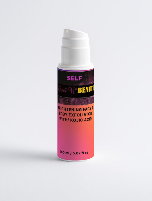 SELF BY TRACI K BEAUTY -Brightening Face&Body Exfoliator with Kojic Acid