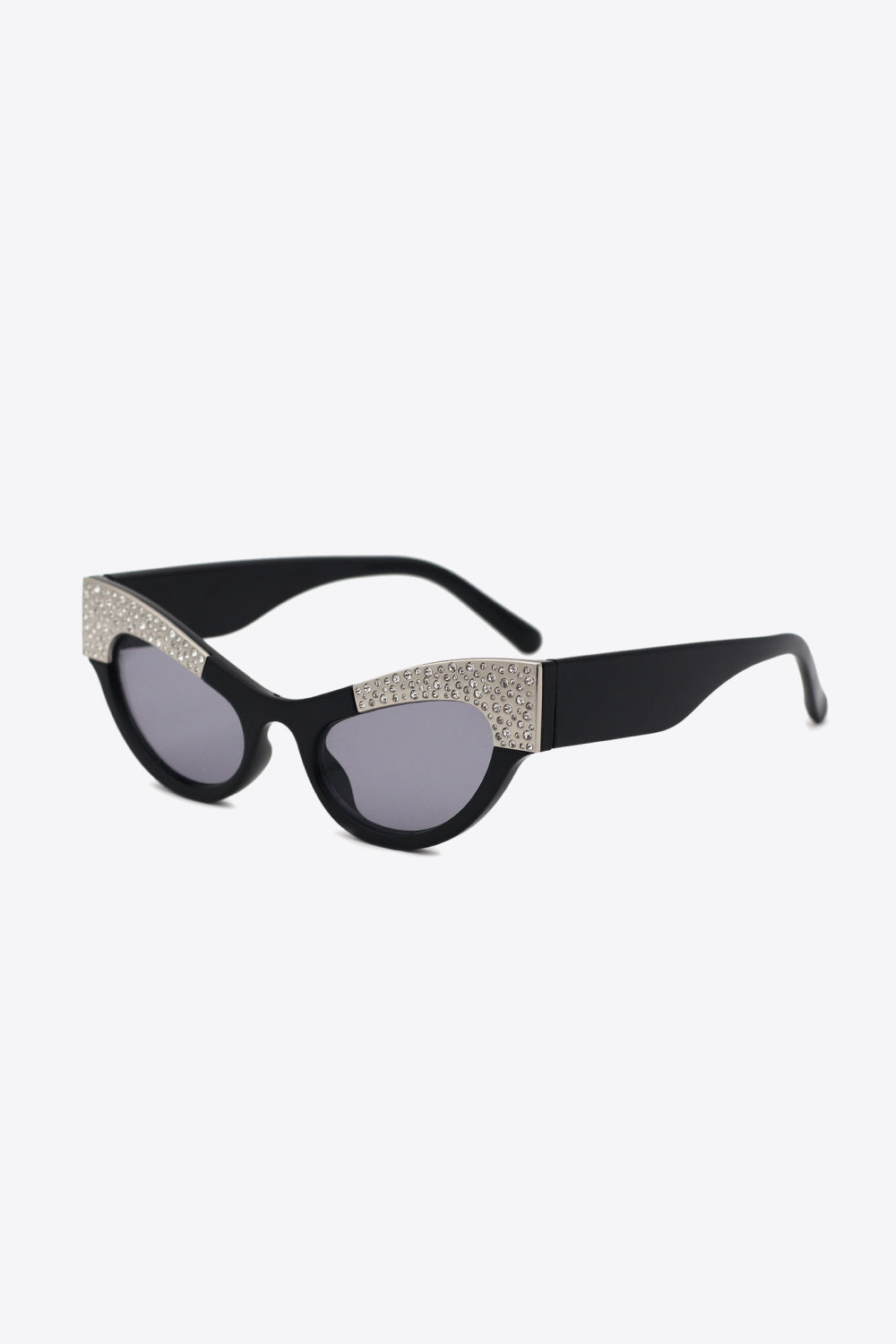 Traci K Collection UV400 Rhinestone Trim Cat-Eye Sunglasses