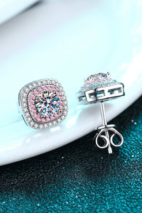 1 Carat Moissanite Stud Earrings