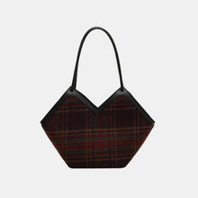 Load image into Gallery viewer, Plaid Print Tote Bag
