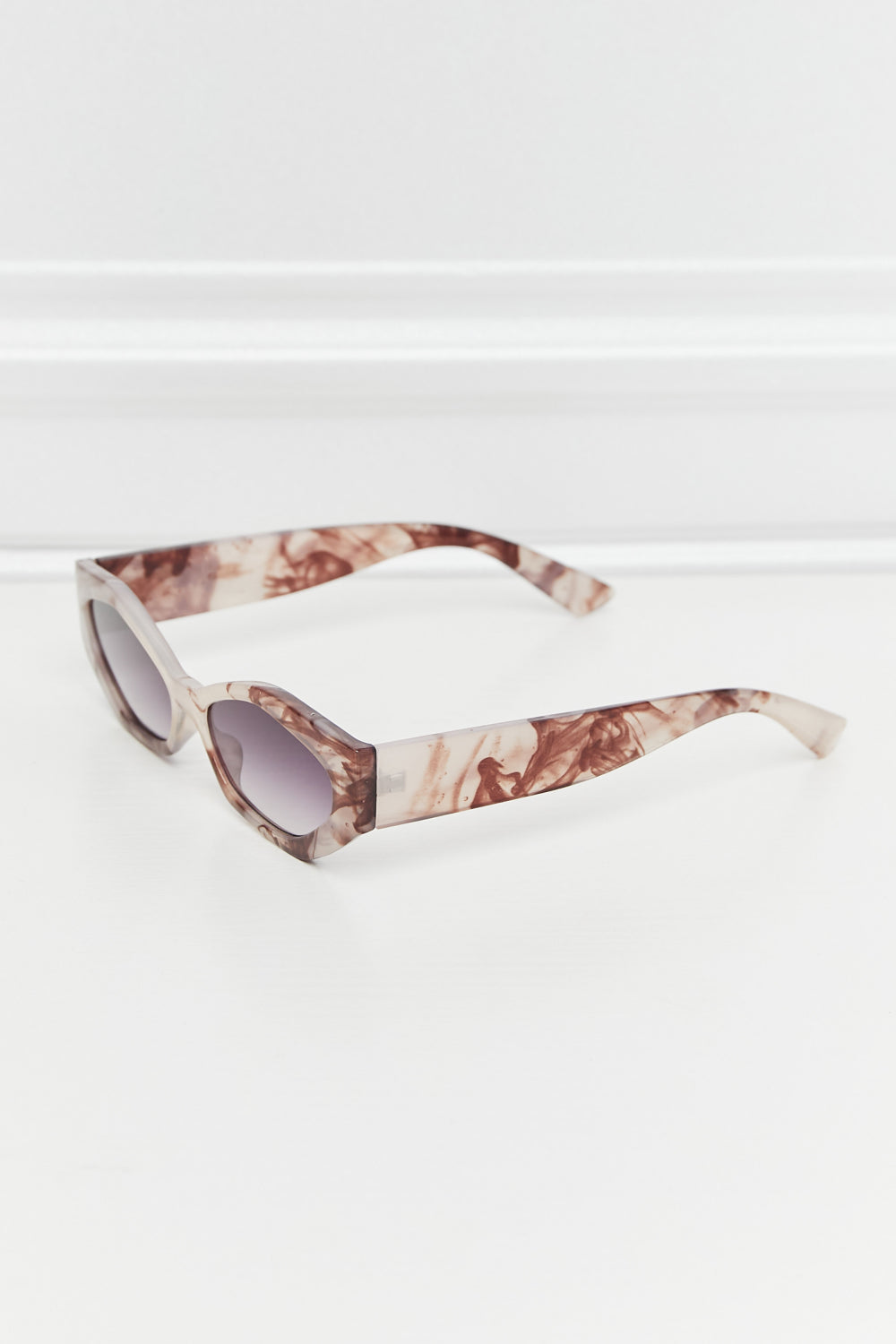 Traci K Collection Polycarbonate Frame Wayfarer Sunglasses