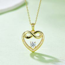 Load image into Gallery viewer, Moissanite 925 Sterling Silver Heart Necklace
