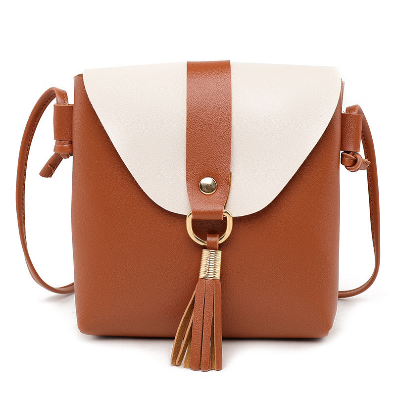 TV mobile phone bag shoulder diagonal bag mini parcel zero bag female PU