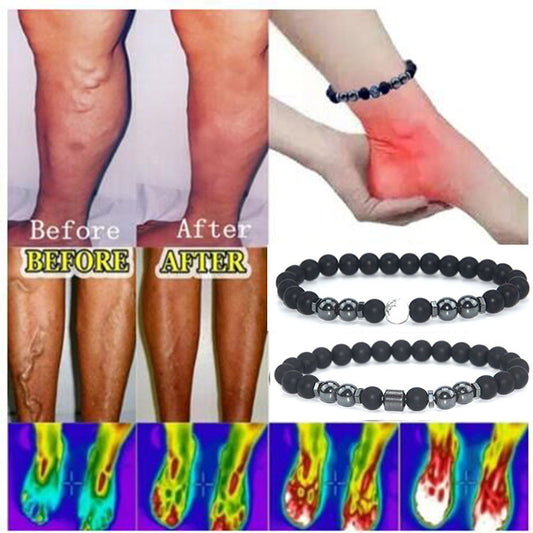 Magnetic Therapy Varicose Veins Spider Veins  accessories new classical fashion magnet chain seven colored stone sand gravel