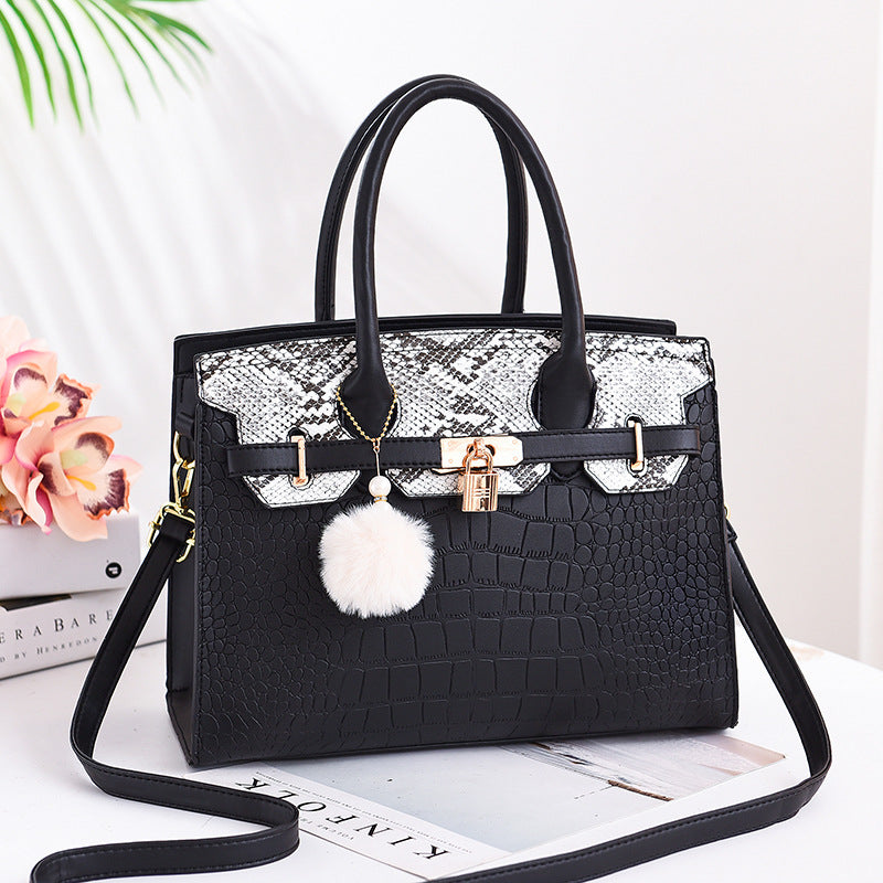 Traci K Collection( Pick Your Color)  Birkin style handbag shoulder cross handbag handbags a generation w/ purse charm