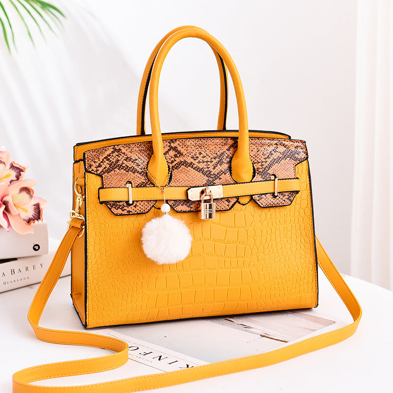 Traci K Collection( Pick Your Color)  Birkin style handbag shoulder cross handbag handbags a generation w/ purse charm