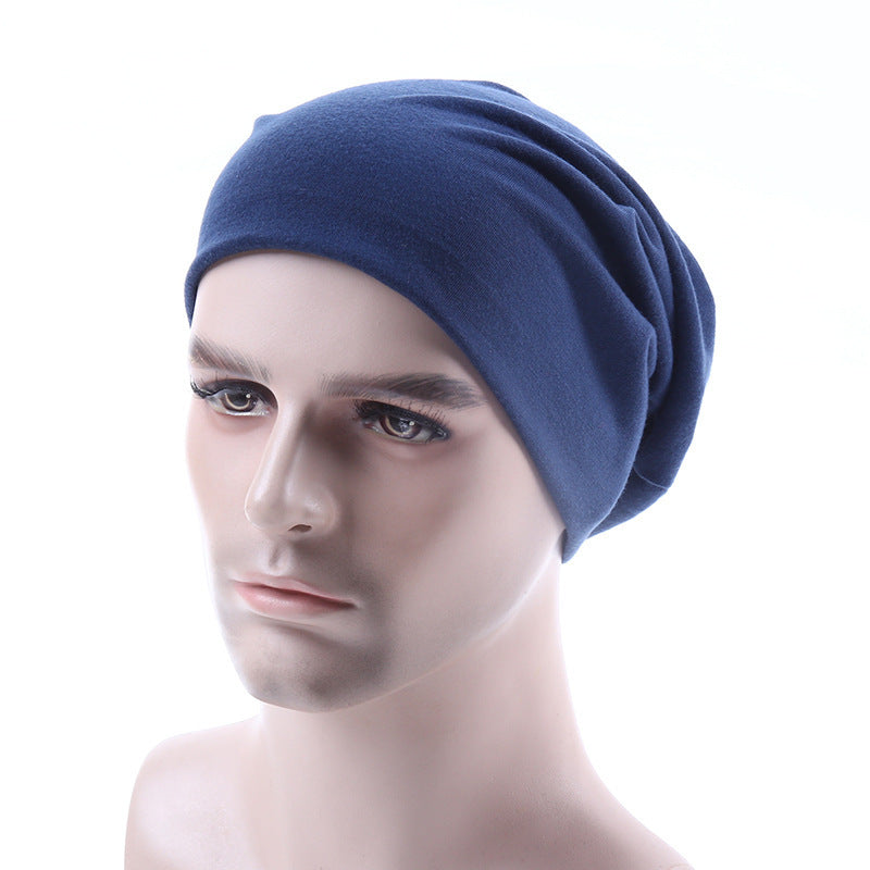 Hat  Sleeve Cap  Women  Riding Windproof Thermal Cotton Solid Color Confinement Autumn and Winter