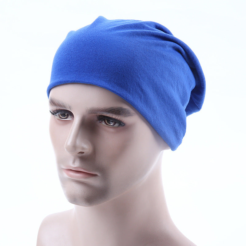 Hat  Sleeve Cap  Women  Riding Windproof Thermal Cotton Solid Color Confinement Autumn and Winter
