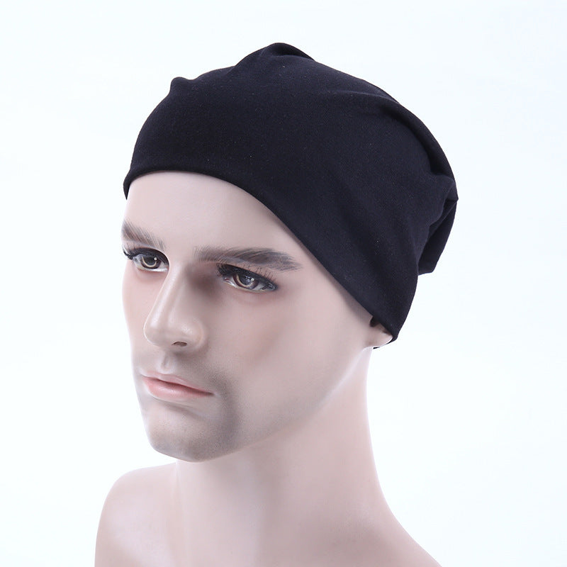 Hat  Sleeve Cap  Women  Riding Windproof Thermal Cotton Solid Color Confinement Autumn and Winter