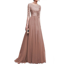 Load image into Gallery viewer, Chiffon Lace Long Dress Large Evening/Wedding /Bridesmaid /Prom etc...Dress
