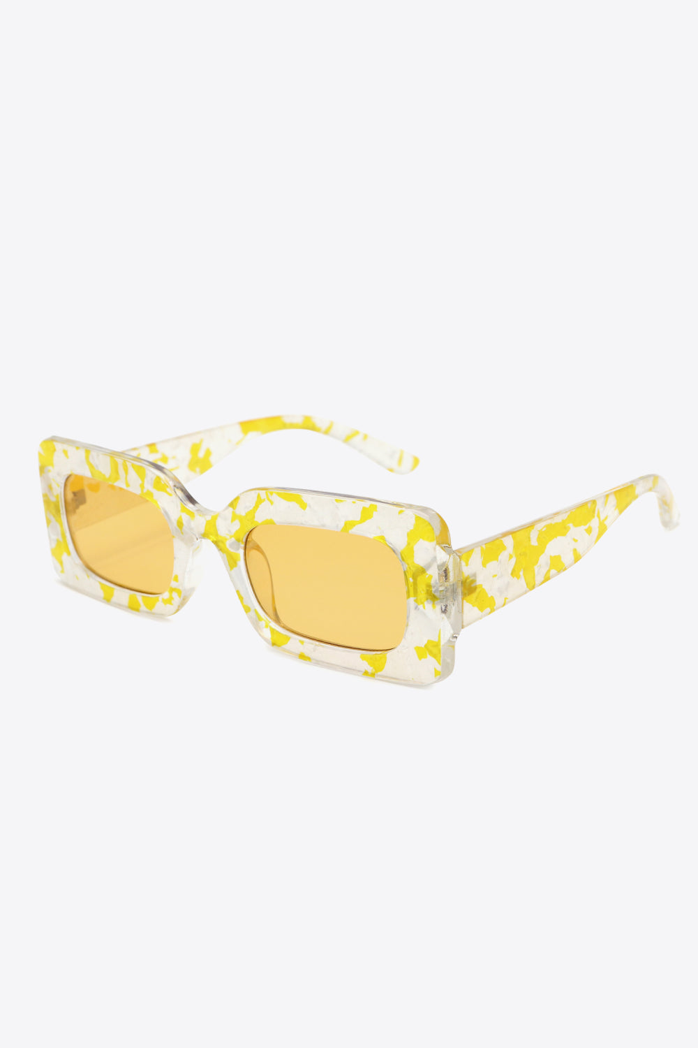 Traci K Collection Tortoiseshell Rectangle Polycarbonate Sunglasses