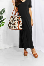 Load image into Gallery viewer, Traci K Collection Animal Print Plush Weekender Bag
