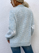 Load image into Gallery viewer, Four Leaf Clover Mock Neck Sweater
