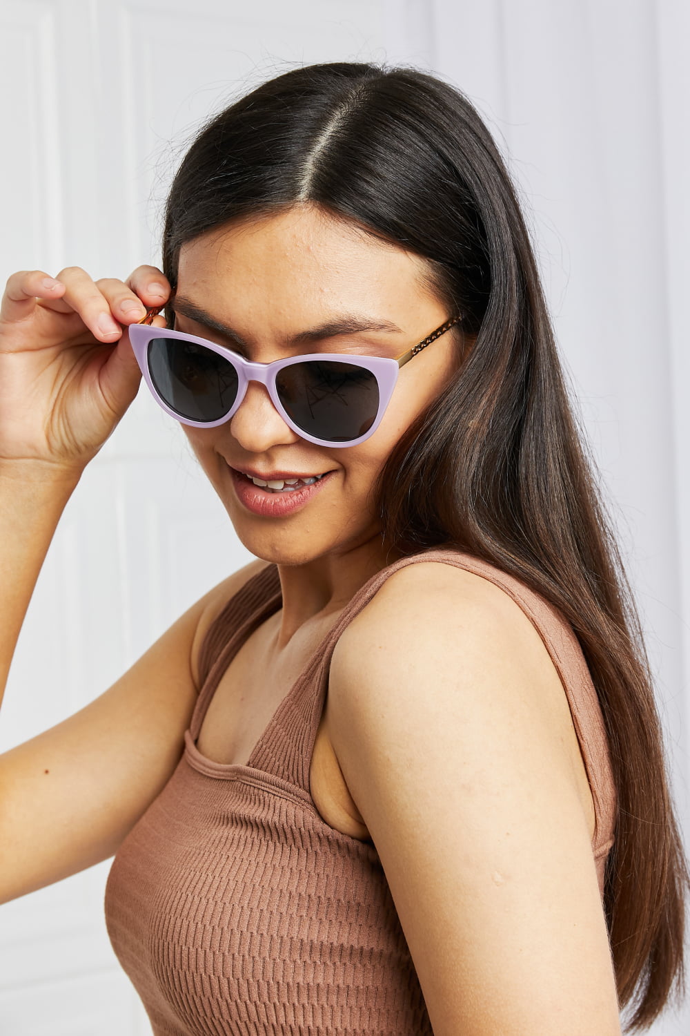 Traci K Collection Cat-Eye Acetate Frame Sunglasses