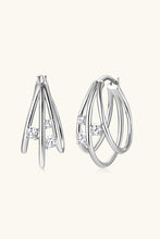 Load image into Gallery viewer, Moissanite 925 Sterling Silver Layered Earrings
