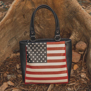 Lavawa American Pride Concealed Carry Tote Handbag Purse