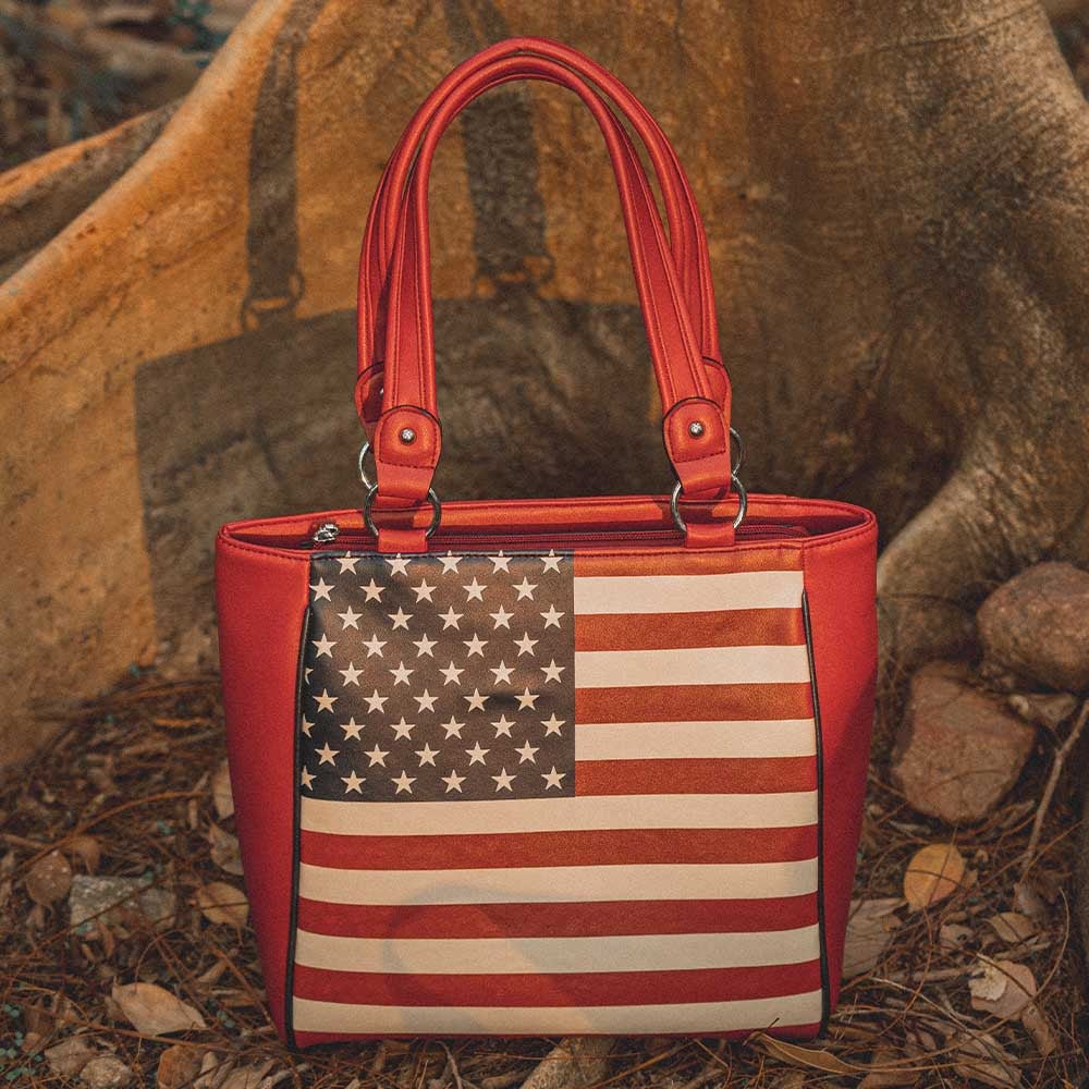 Lavawa American Pride Concealed Carry Tote Handbag Purse