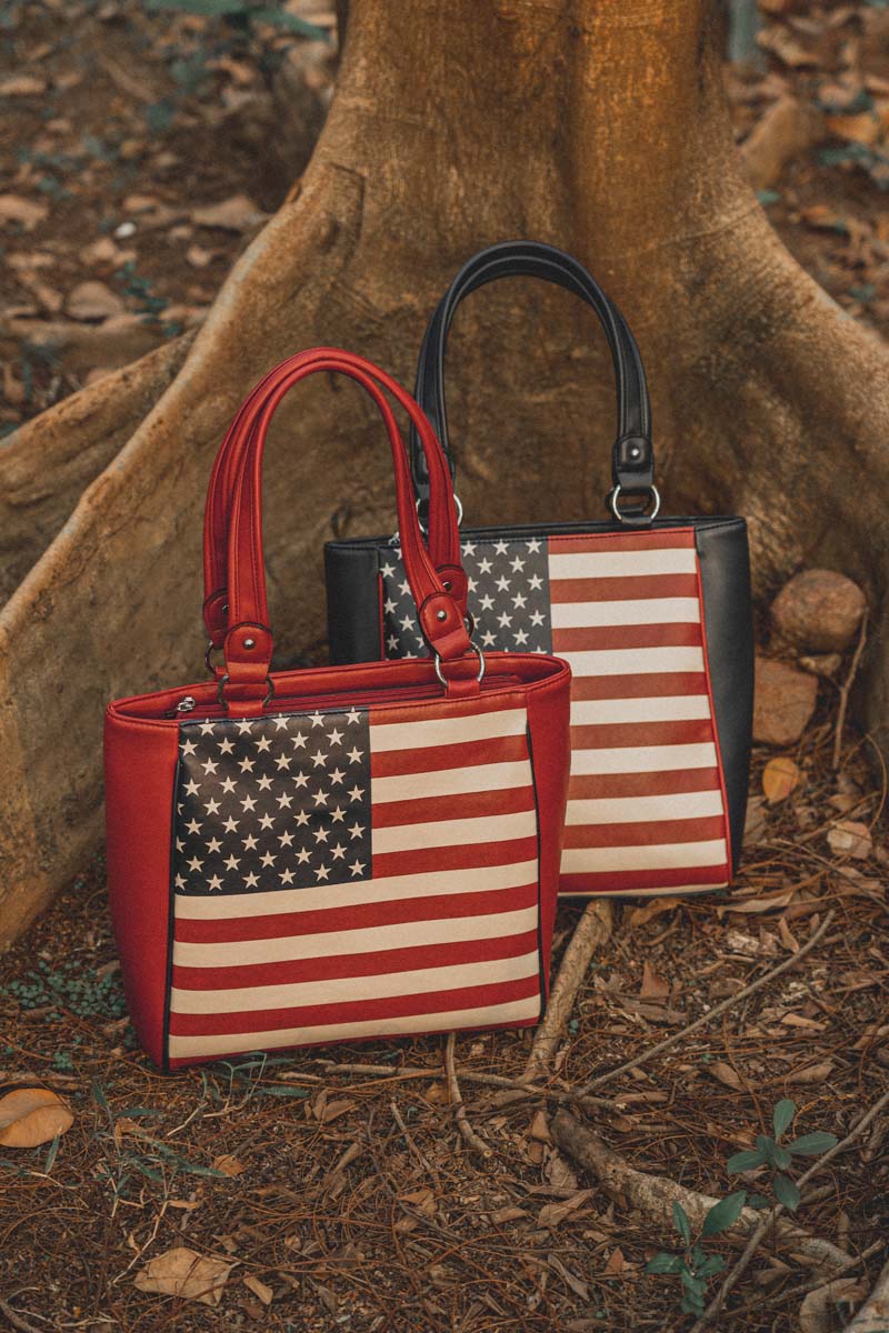 Lavawa American Pride Concealed Carry Tote Handbag Purse