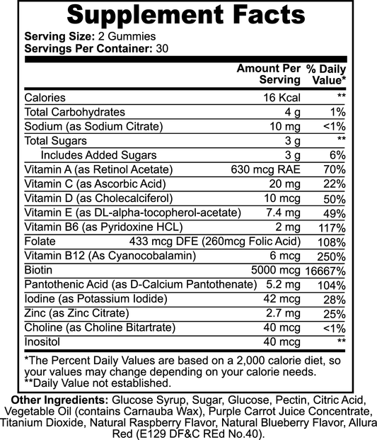 Self-Healthy Hair Support Gummies
