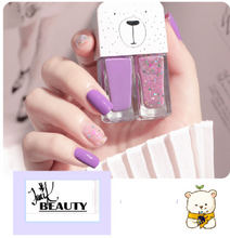 Load image into Gallery viewer, 💅Traci K Beauty Nail Polish New fast-drying Long shelf lasting double color sequin armor oil free toaster oil set make-up
