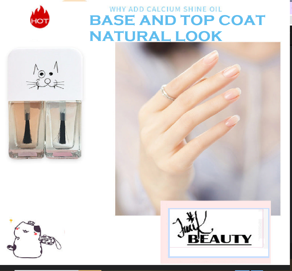 💅Traci K Beauty Nail Polish New fast-drying Long shelf lasting double color sequin armor oil free toaster oil set make-up