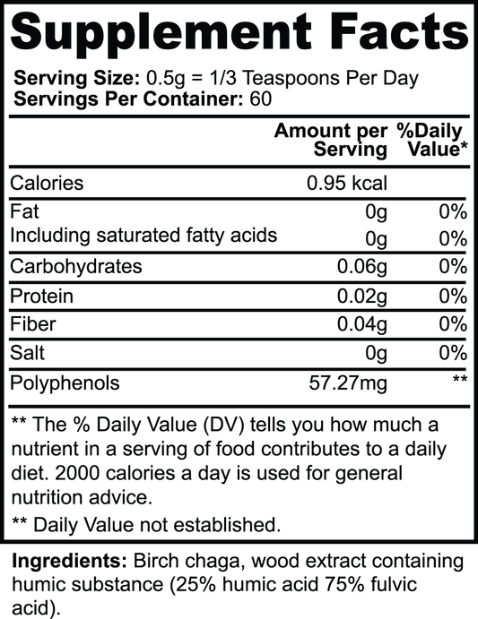 SELF-Birch Chaga Microbiome Wellness Powder