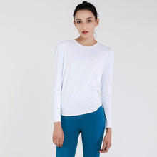 Load image into Gallery viewer, New Graceful and Fashionable Quick-Drying Running Fitness Clothes Beauty Back Long-Sleeved Sports Top Internet Celebrity Yoga Clothes Women
