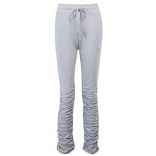 Load image into Gallery viewer, New Sports And Leisure Sweater Women Pants Slim-fitting Straight Pants Pile Pants Pleated Sweatpants Trousers
