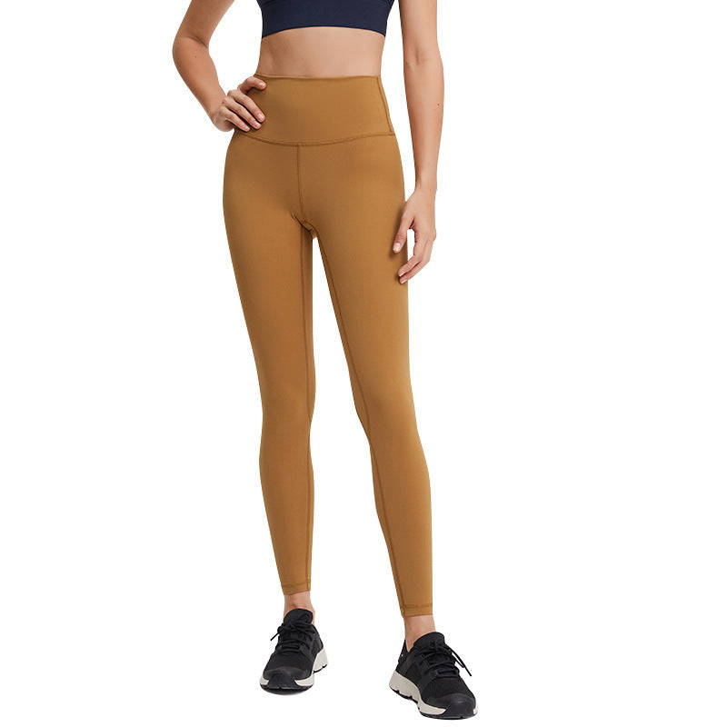 Fitstyle New Yoga Pants Women High Waist Tight Elastic Running Cropped Fitness Pants