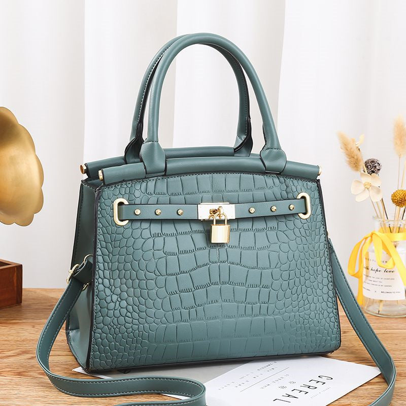Crocodile Pattern Bag ( Pick Your Color) female fashion handbag shoulder diagonal crossbag cross-border HANDBAGS one generation