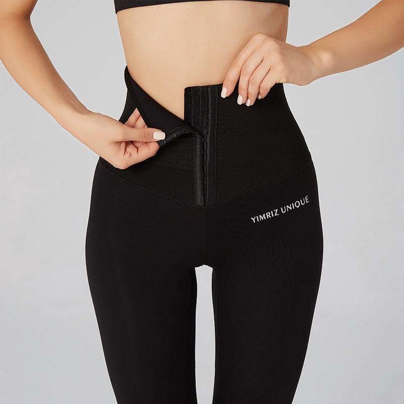 Belly and Waist Shaping Fitness Pants for Women High Waist Hip Lift Running Training Pants  Yoga Shaping Pants Skinny Pants