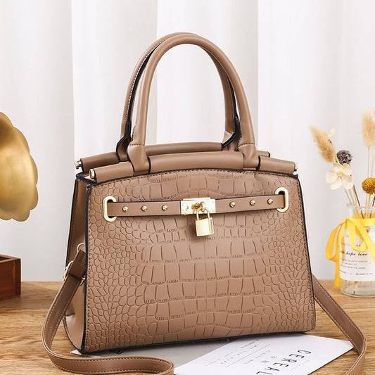 Crocodile Pattern Bag ( Pick Your Color) female fashion handbag shoulder diagonal crossbag cross-border HANDBAGS one generation