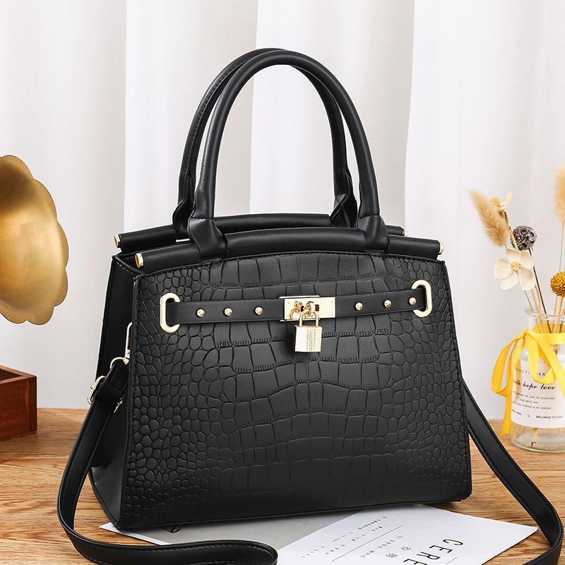 Crocodile Pattern Bag ( Pick Your Color) female fashion handbag shoulder diagonal crossbag cross-border HANDBAGS one generation