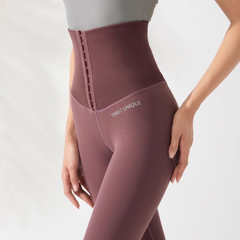 Belly and Waist Shaping Fitness Pants for Women High Waist Hip Lift Running Training Pants  Yoga Shaping Pants Skinny Pants