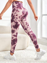 Load image into Gallery viewer, Tie-Dye Wide Waistband Active Leggings
