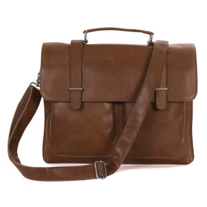 leather men's briefcase handbag shoulder diagonal bag computer bag 7100