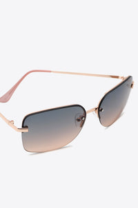 Traci K Collection Rhinestone Heart Metal Frame Sunglasses