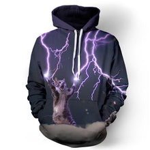 Load image into Gallery viewer, Full Size Printed Drawstring Hoodie with Pockets
