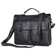 Load image into Gallery viewer, leather men&#39;s briefcase handbag shoulder diagonal bag computer bag 7100
