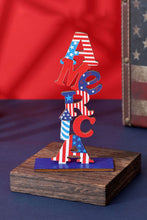 Load image into Gallery viewer, 2-Piece Independence Day/ Memorial Day Letter Decor Ornaments
