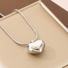 Load image into Gallery viewer, Stainless Steel Heart Pendant Necklace
