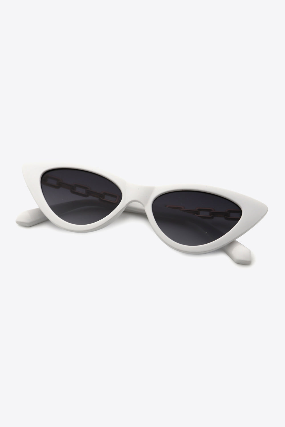 Traci K Collection Chain Detail Cat-Eye Sunglasses