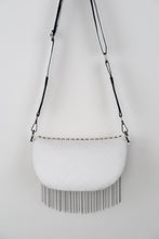 Load image into Gallery viewer, PU Leather Studded Sling Bag with Fringes
