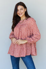 Load image into Gallery viewer, ODDI Dizzy Leopard Printed Babydoll Blouse
